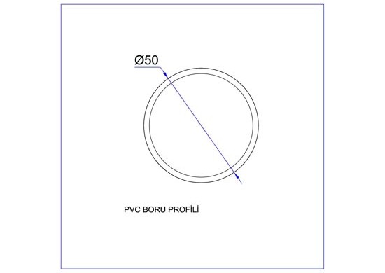 PVC Boru Profili